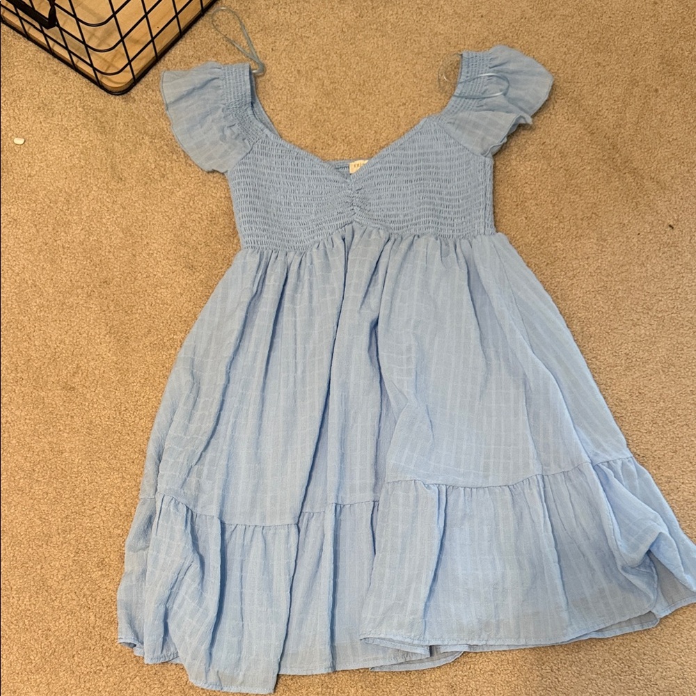 Casual blue dress